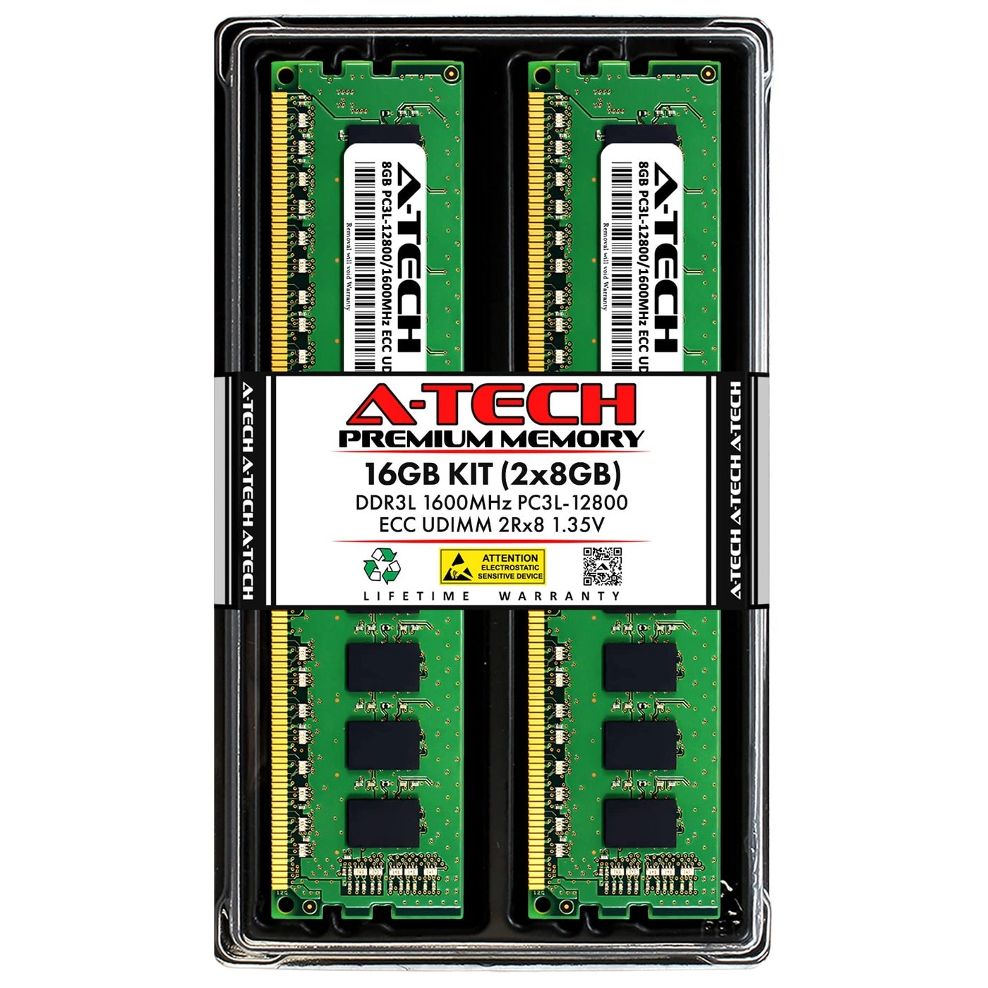 DDR3/DDR3L - 16GB 1600MHz 240-Pin DIMM