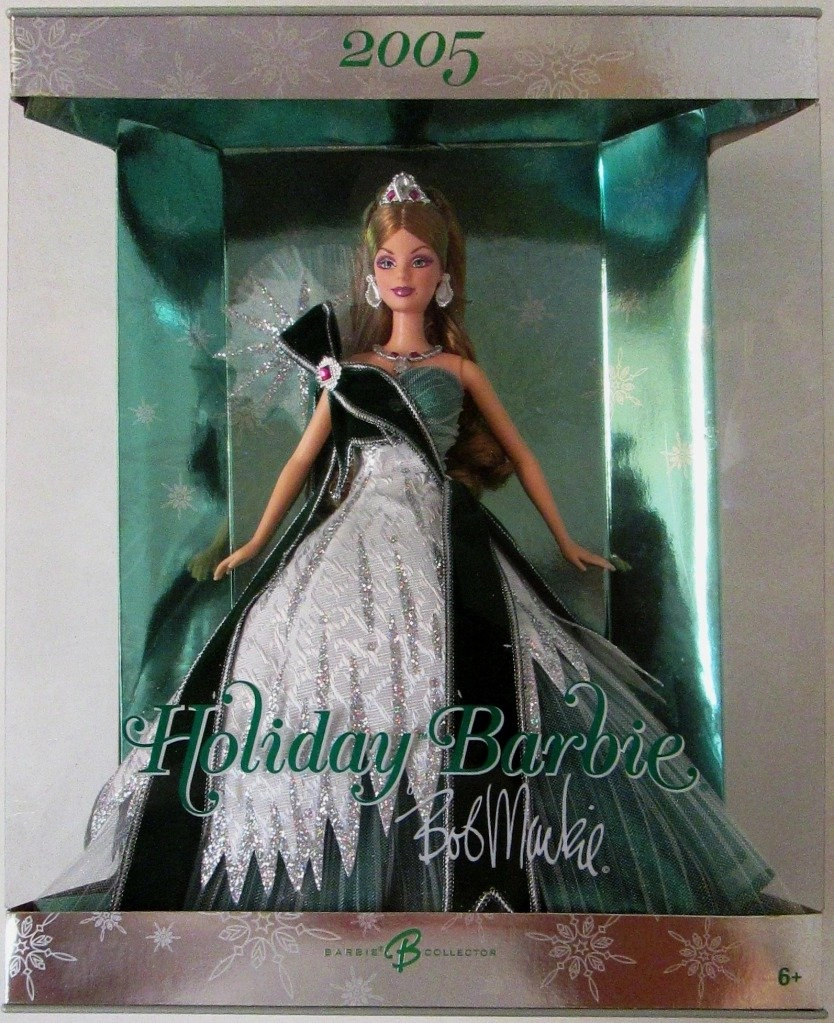 Mattel 2005 Holiday Barbie - 12 inches Satin Emerald Gown Ages 6+