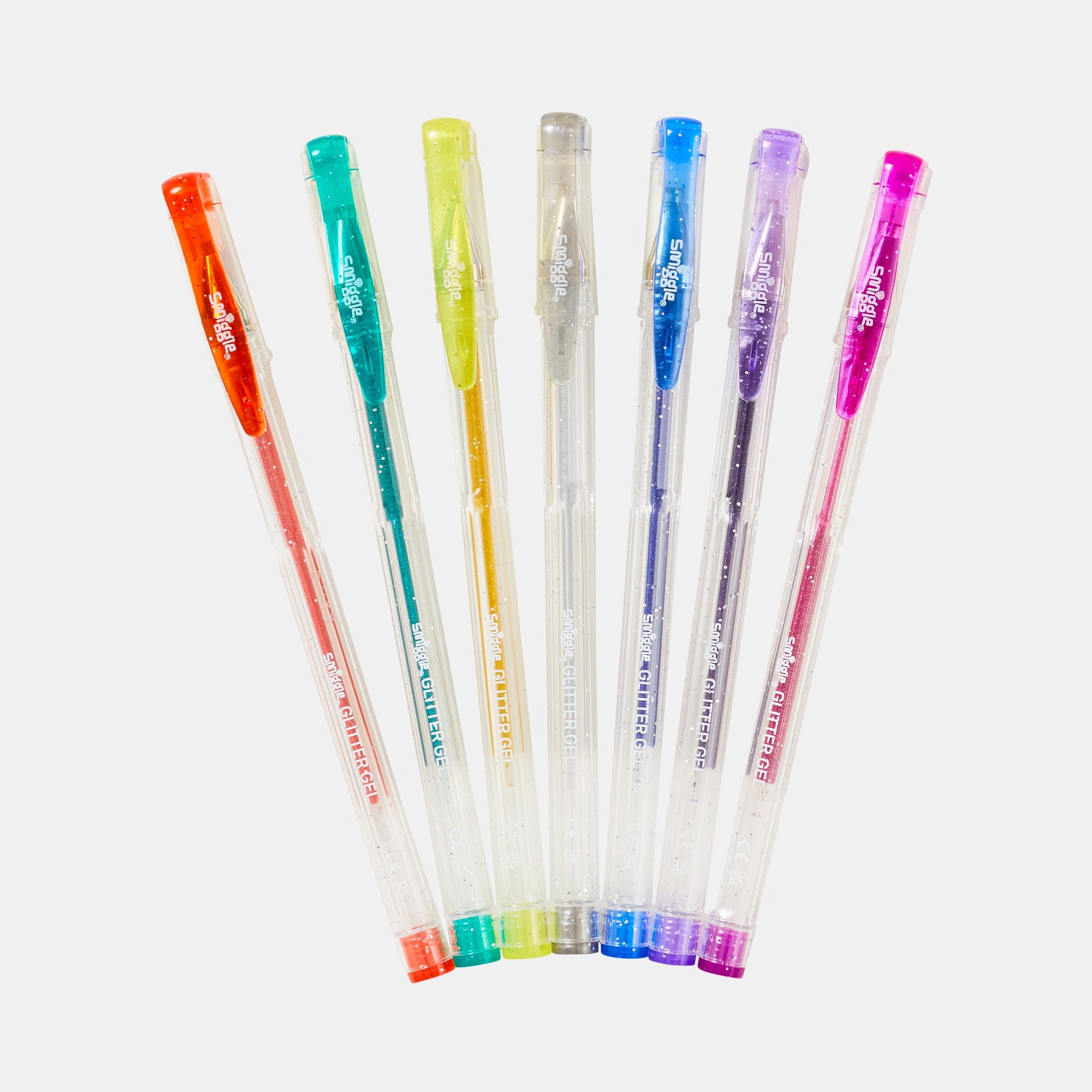 Smiggle Glitter Scented Gel Pens - X7