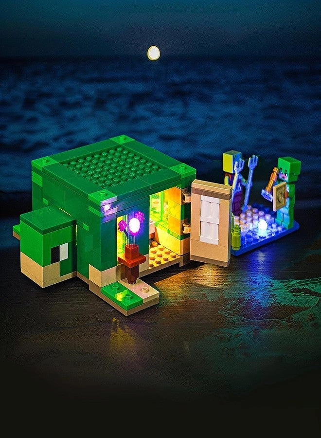 Brickshining LED Lighting Compatible with LEGO The Turtle Beach House 21254