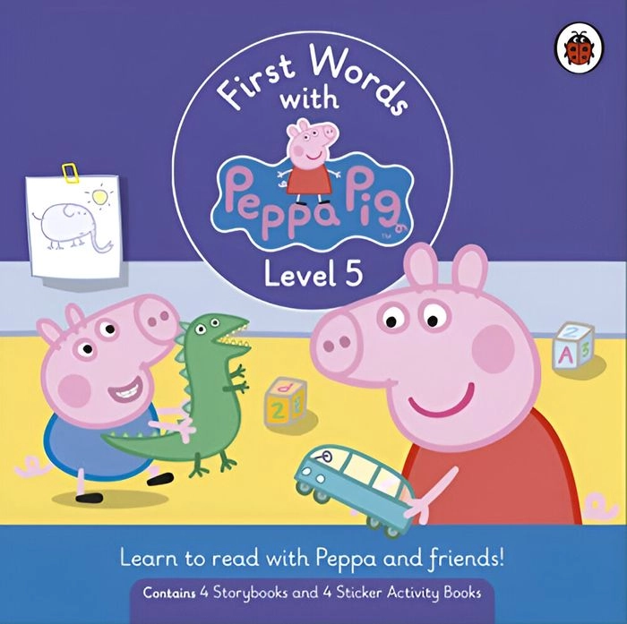 Peppa Pig First Words With Peppa Level 5 Box Set