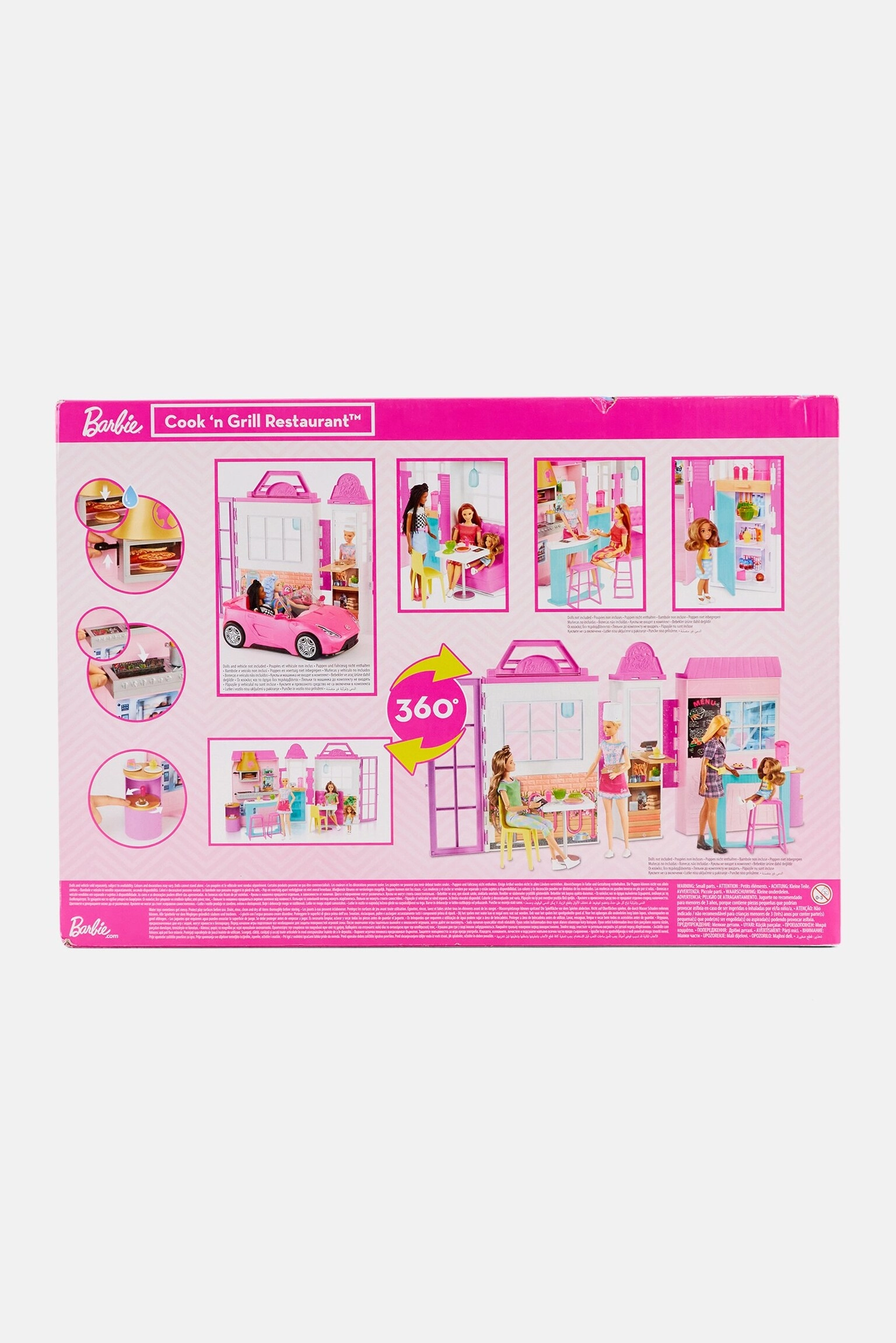 Cook And Grill Restaurant Playset with Barbie Doll (887961966145)