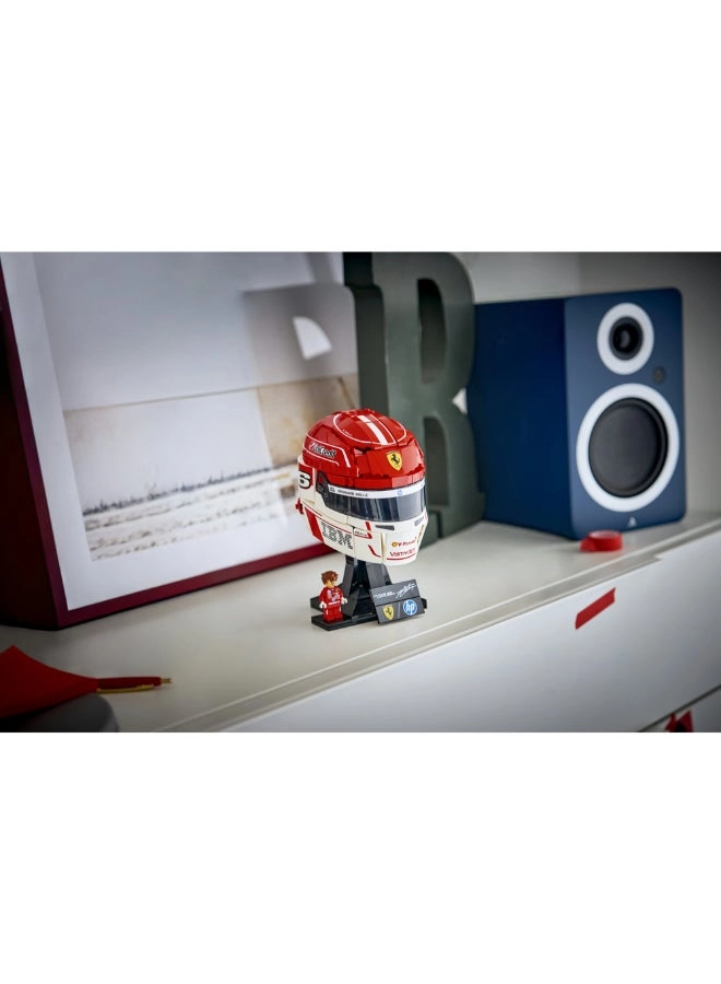 Scuderia Ferrari HP Charles Leclerc Helmet (43014) - Collectible Minifigure Display