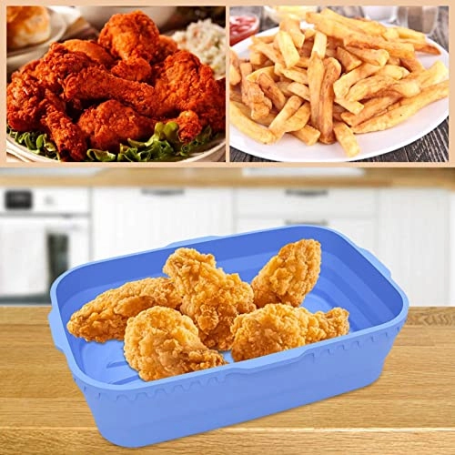 Foldable Air Fryer Liner - food-grade silicone 2Pcs