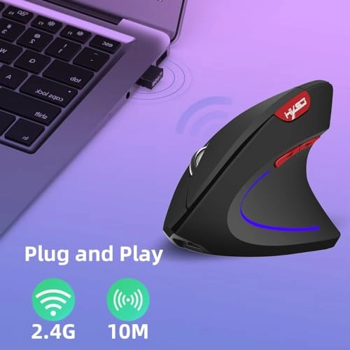 Ergonomic Wireless Mouse - USB