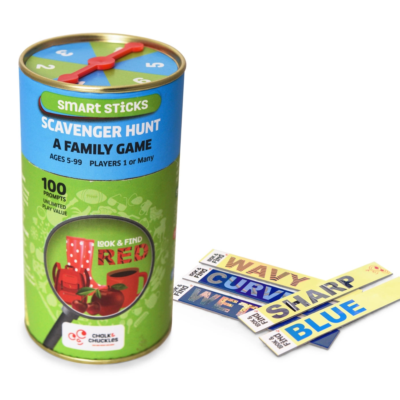 CHALK AND CHUCKLES Smart Sticks Scavenger Hunt - 8–14 60 pieces
