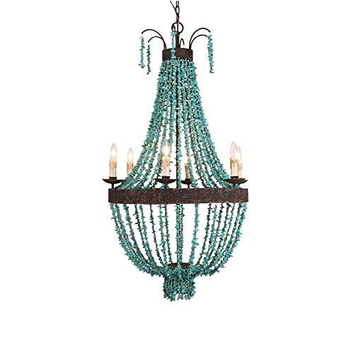 E14 American Style Vintage Chandelier - 100cm