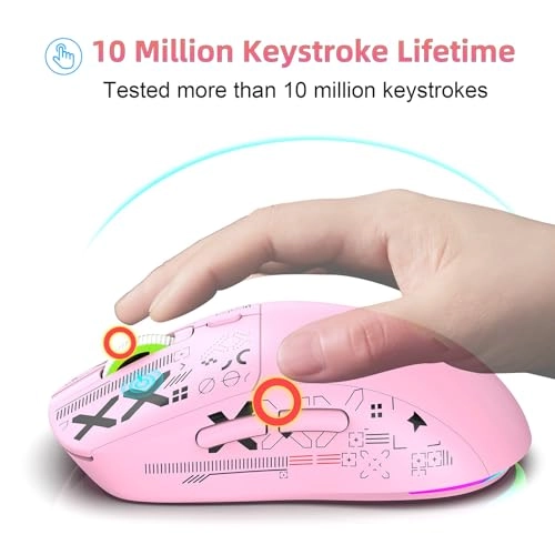 Wireless Gaming Mouse - 2.4G BT Wired