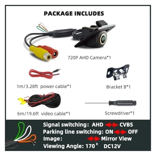 Backup Camera - Night Vision 756 (H) x 504 (V)
