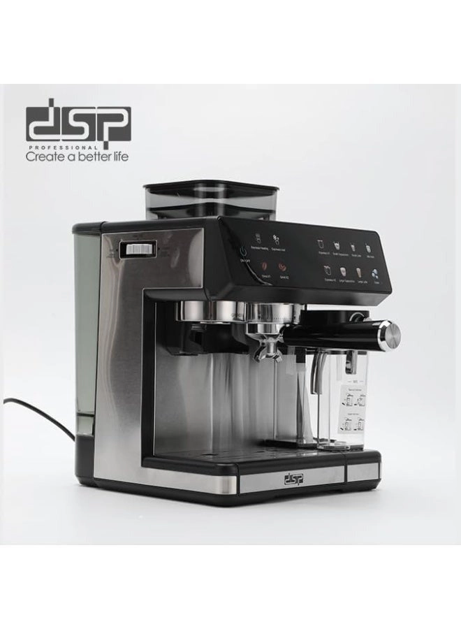 KA3146 - 20 Bar Built-in Grinder Milk Frother