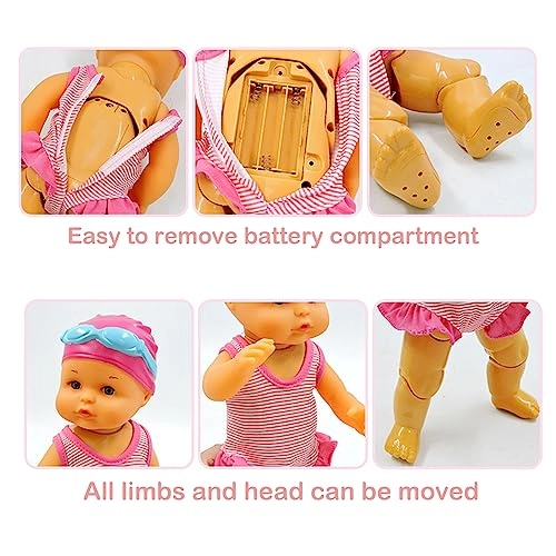 Swimming Baby Doll - Waterproof Electric