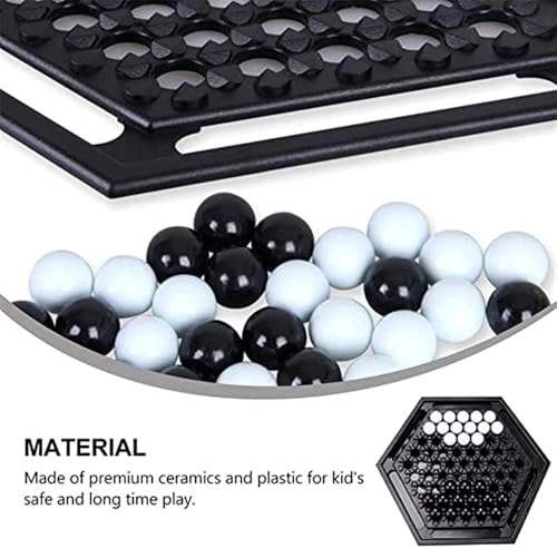 Abalone Marble Strategy Game - Premium Wooden Board Game Set