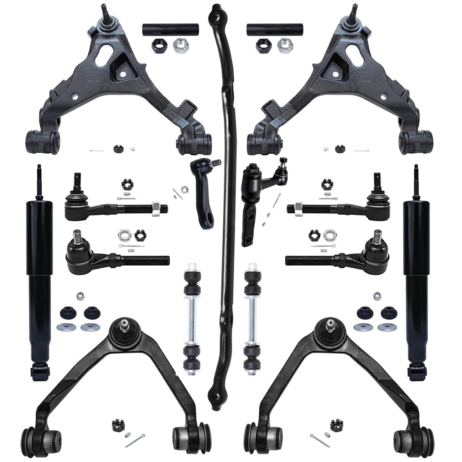 Detroit Axle 4WD Front End Kit - 17pc Set Ford Expedition F-150 F-250