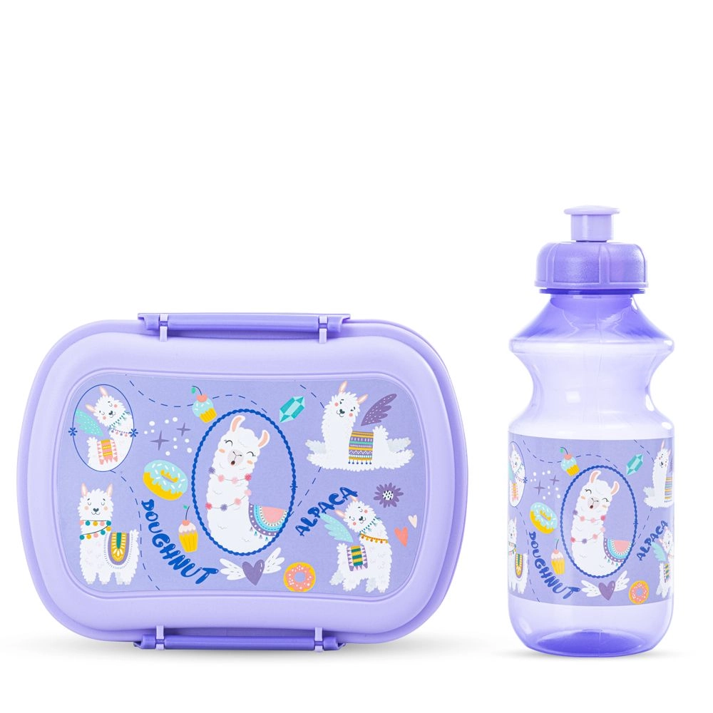 Lunch Bag - Dinosaurs + Lunch Box - 750 ml + Water Bottle - 450ml
