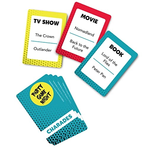 Party Game Night Charades - English Ages 12 and up