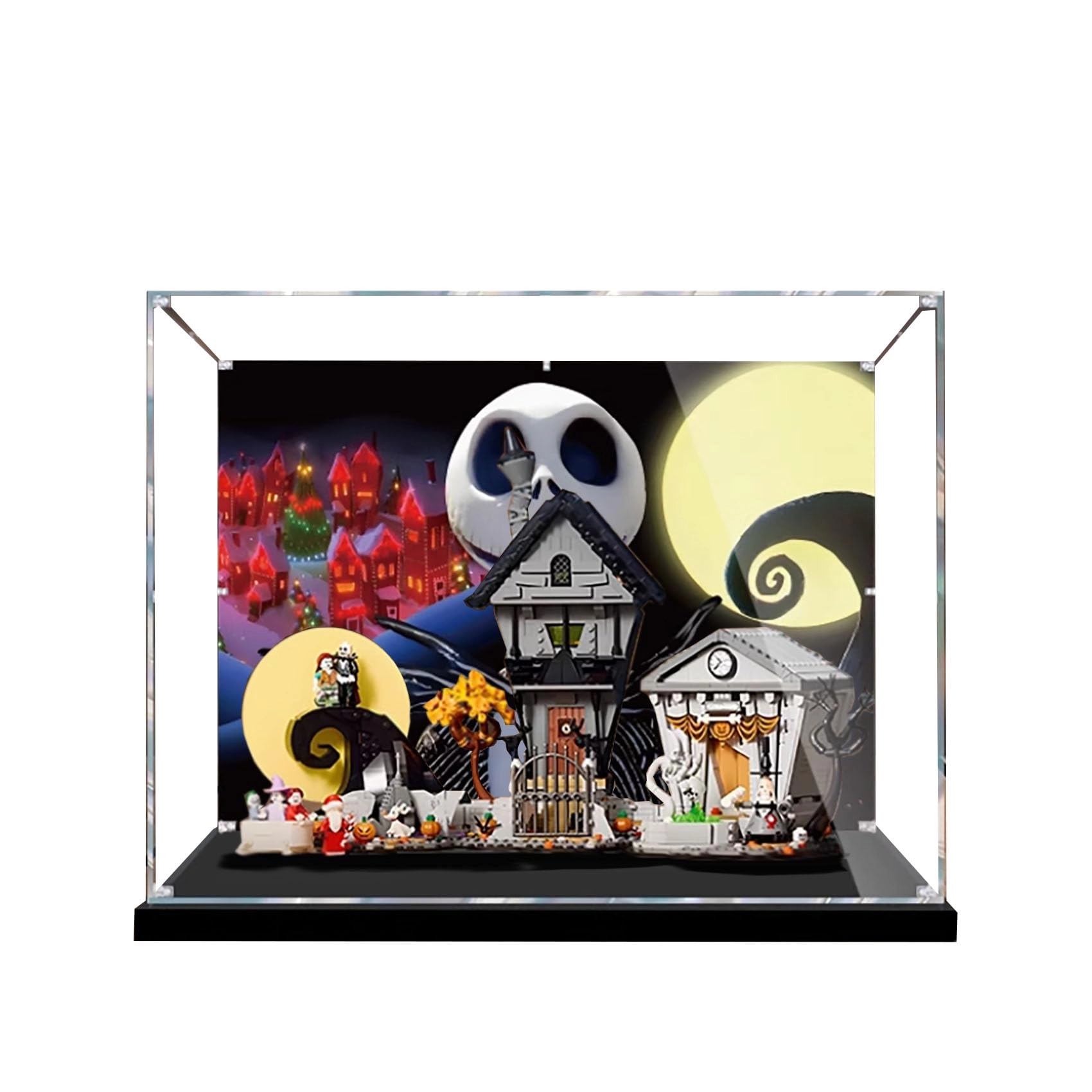 SONNIES Acrylic Display Case - The Nightmare Before Christmas Lego