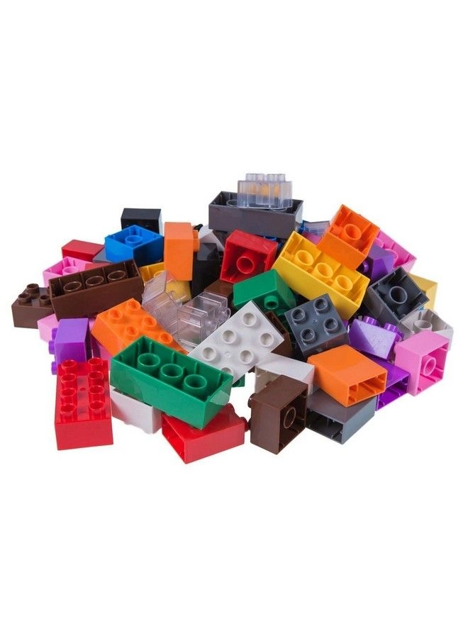 Big Briks Set - 84pcs 12 Rainbow Colors