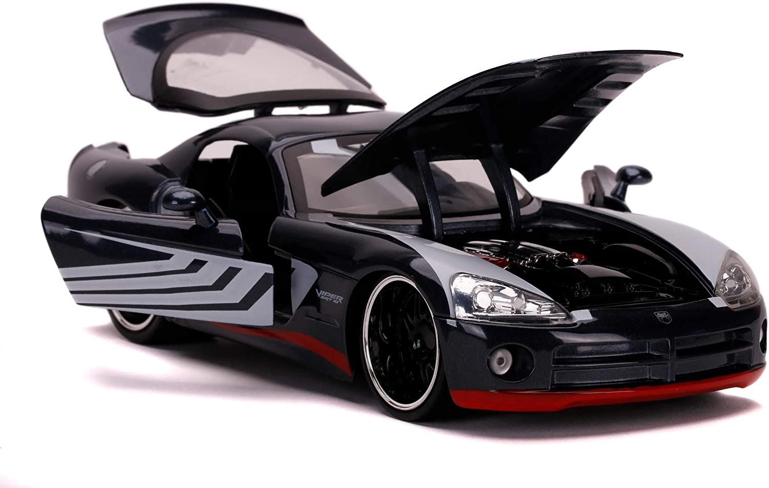 Marvel Venom 2008 Dodge Viper with Venom Figure - 1:24