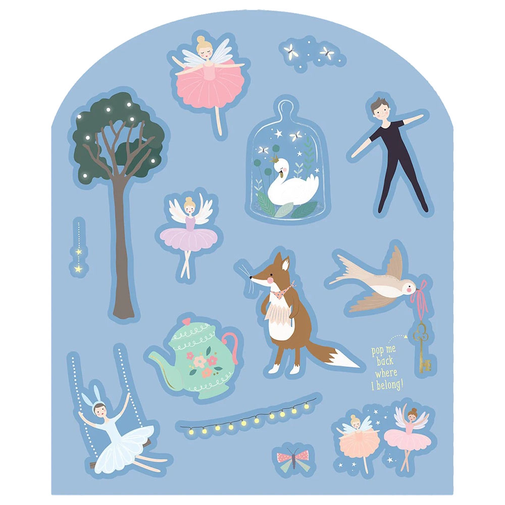 Enchanted Sticker Book Reusable 50 pcs
