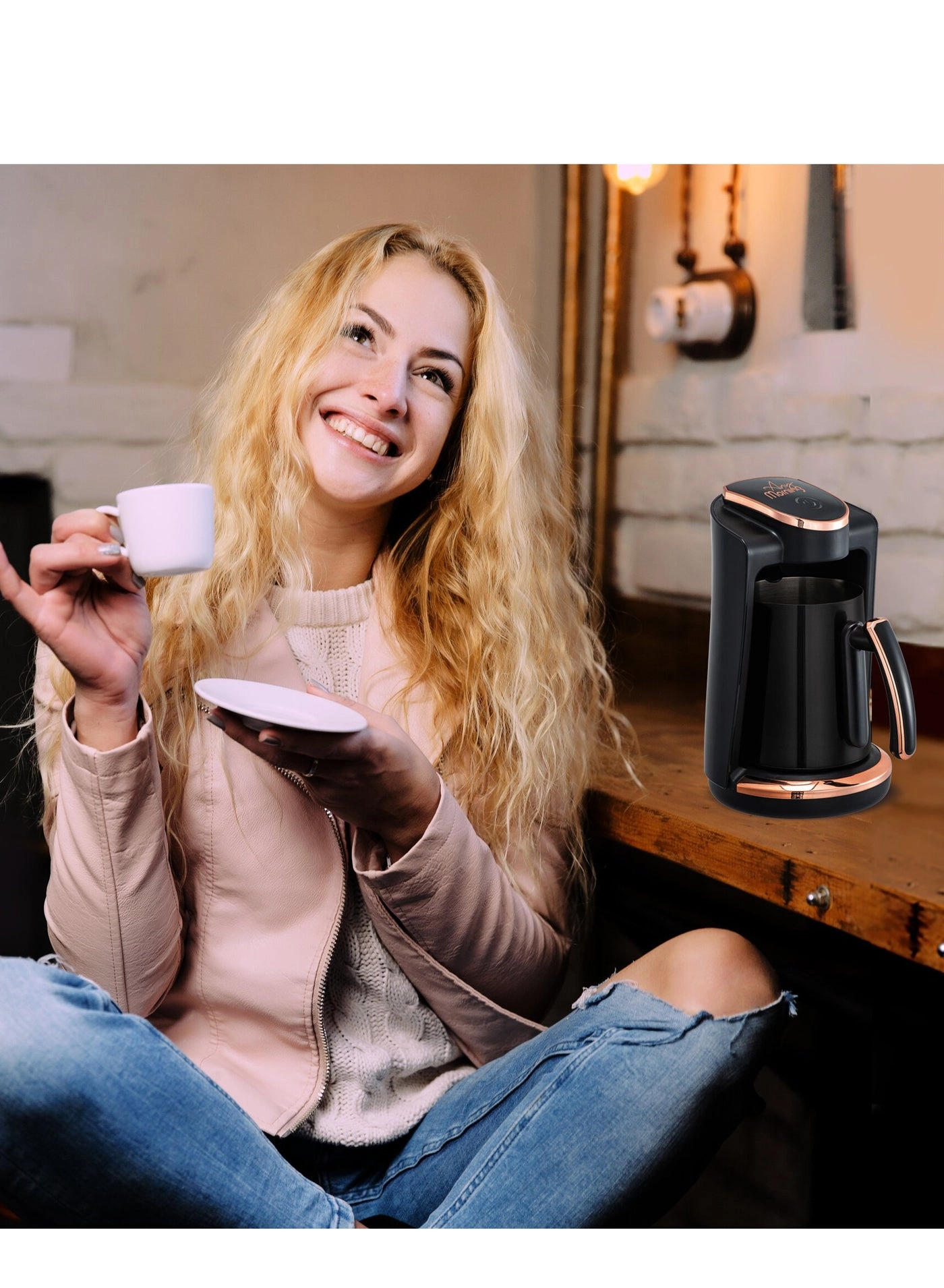 Turkish Coffee Maker With Pot - 4 CUPS 250 ml