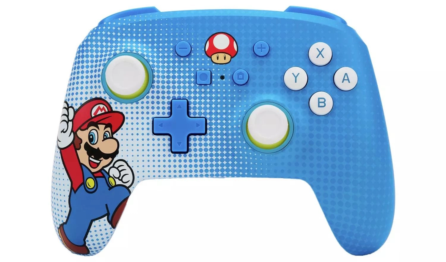 PowerA Nintendo Switch Enhanced Wired Controller - Blue Mario Pop