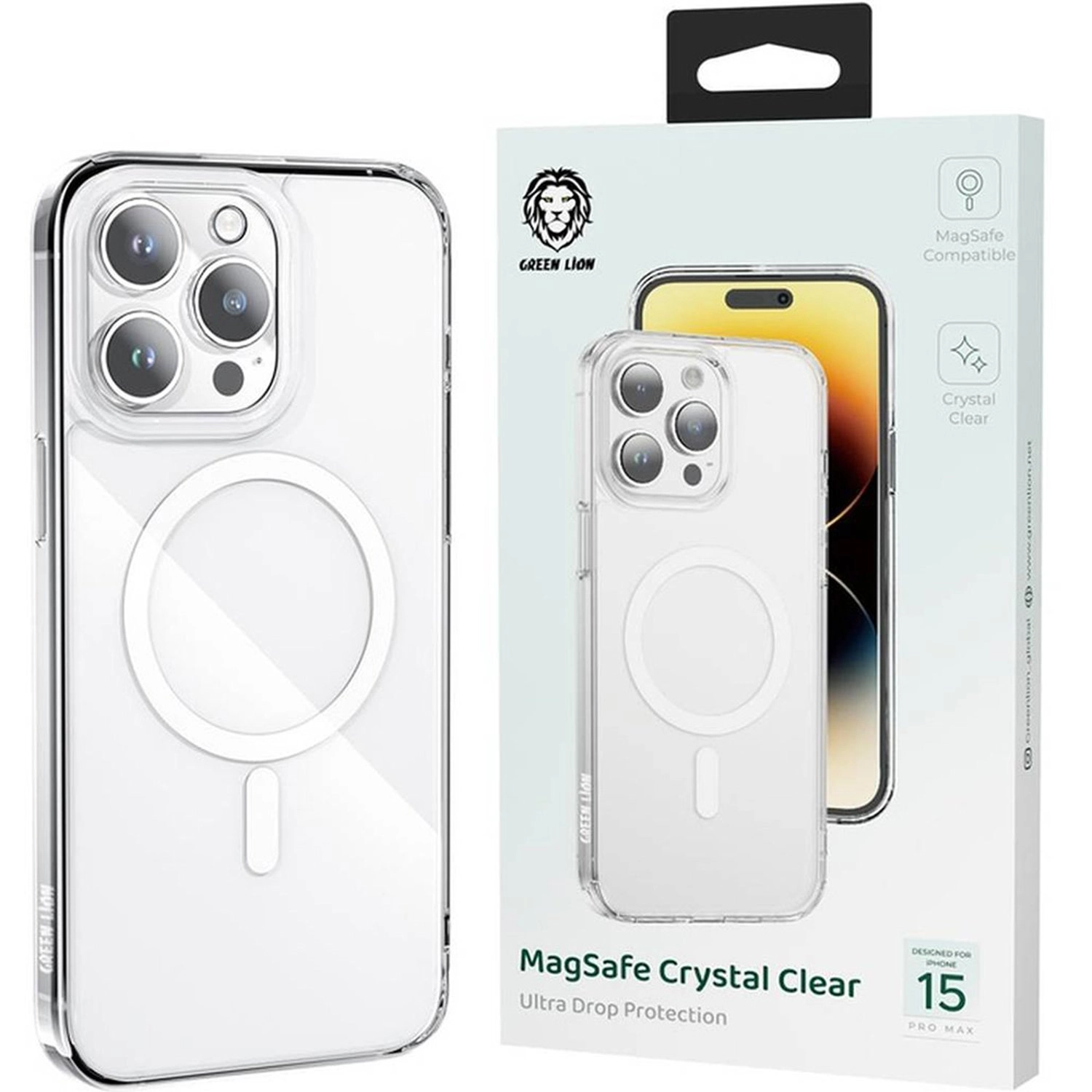 MagSafe Crystal Clear Case for iPhone 15 Pro Max
