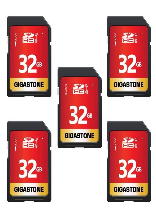 SD Card - 32GB 5-Pack + Mini Case