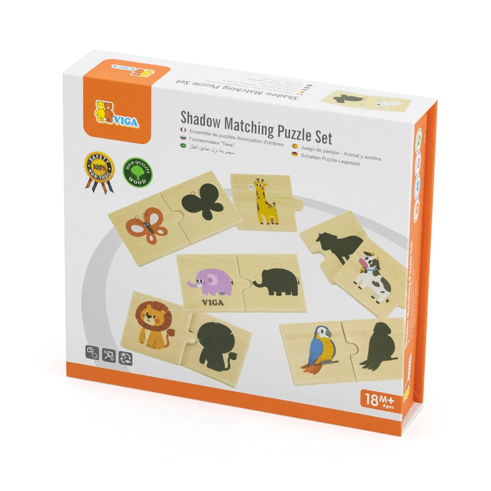 VIGA Shadow Matching Puzzle (29464294-44747) - 24 pcs