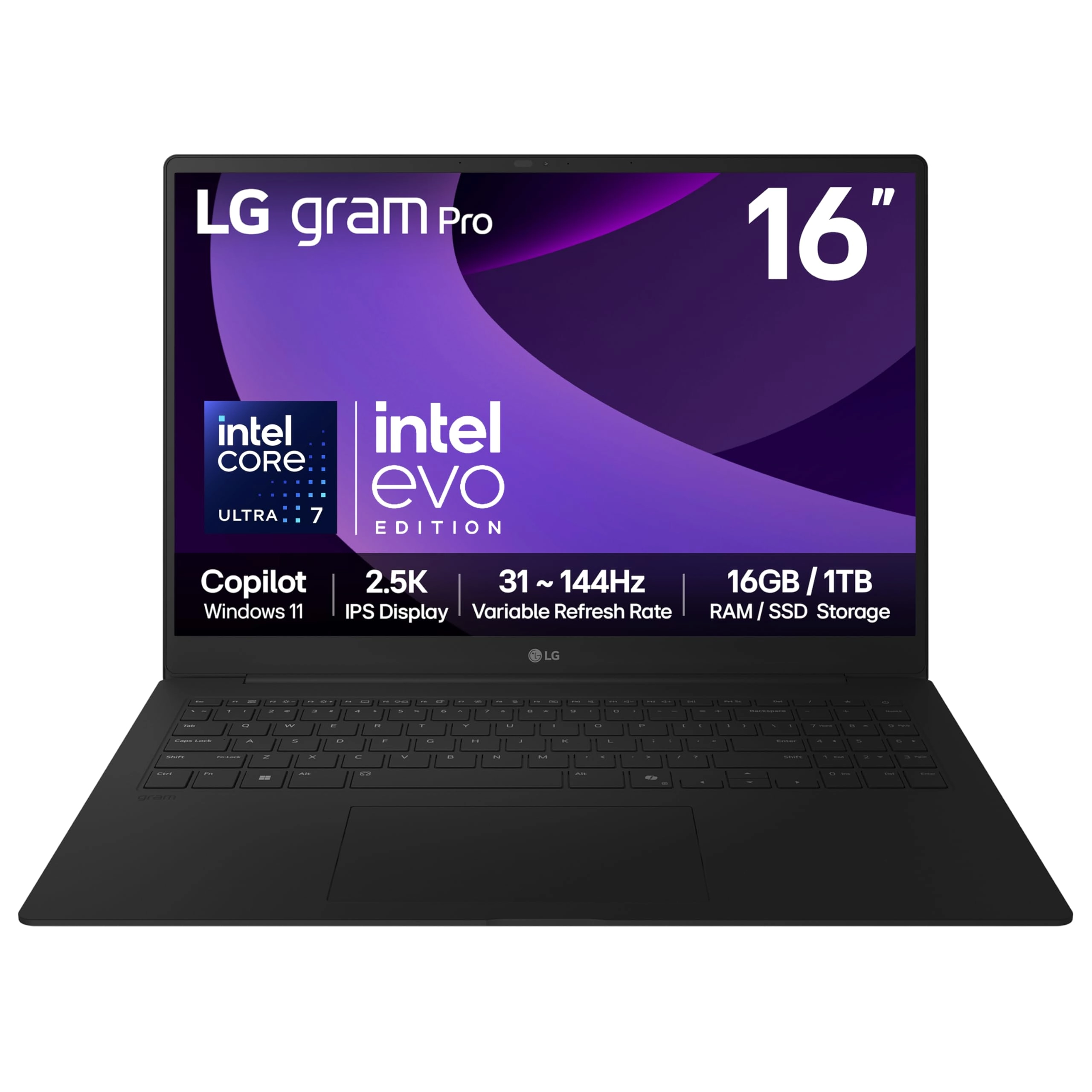 gram Pro 16Z90TP-K.AAW4U1 - 16'' Core Ultra 7 16GB DDR5 1TB SSD
