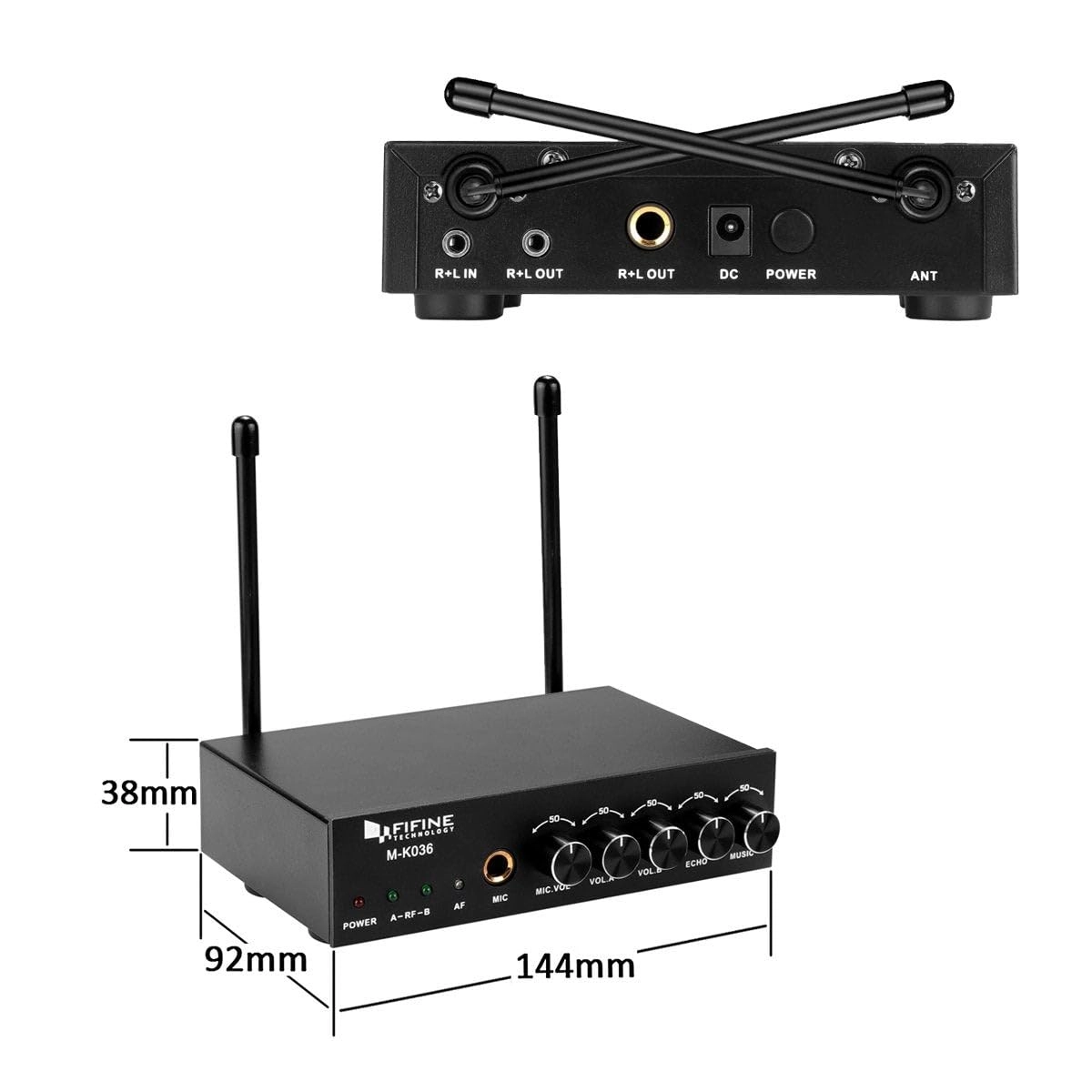 K036 - 2 microphones UHF
