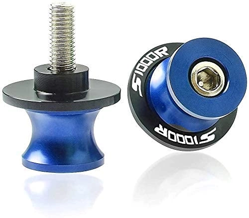 BGHUJWE Swingarm Spools - 8MM Silver CNC Aluminum