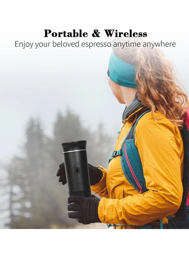 Portable Electric Espresso Machine - Ground Coffee & NS Capsule