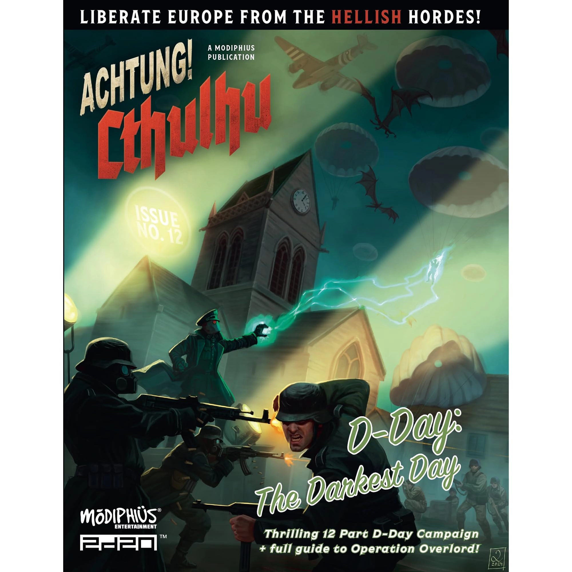 Modiphius Achtung! Cthulhu 2d20 - D-Day: The Darkest Day
