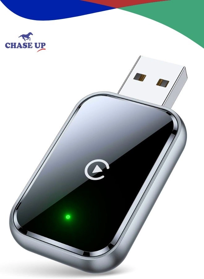 Chase Up Wireless CarPlay Adapter - for iPhone Mini Size USB & Type-C Extension Cable