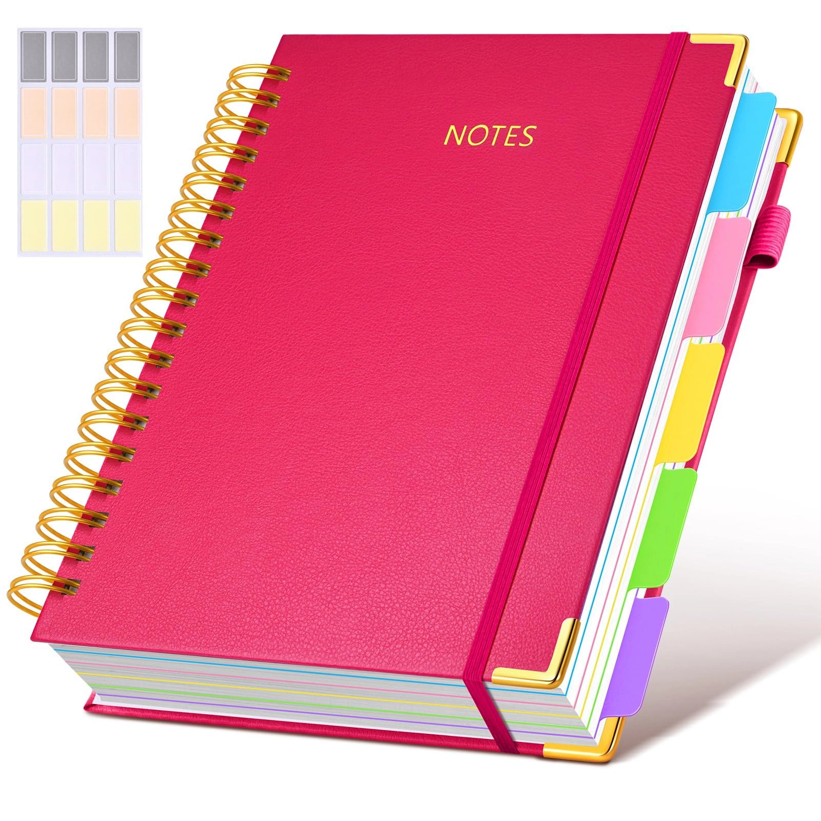 Spiral Notebook Large Hardcover - Lined 150 Sheets
