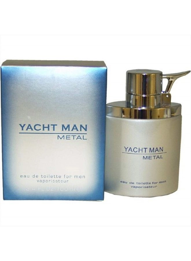 Myrurgia Yacht Man Metal Eau de Toilette 3.4 Fl Oz