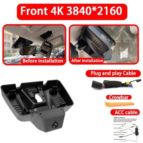 Dash Cam - 4K 2160P for Changan Lumin 2022-2024