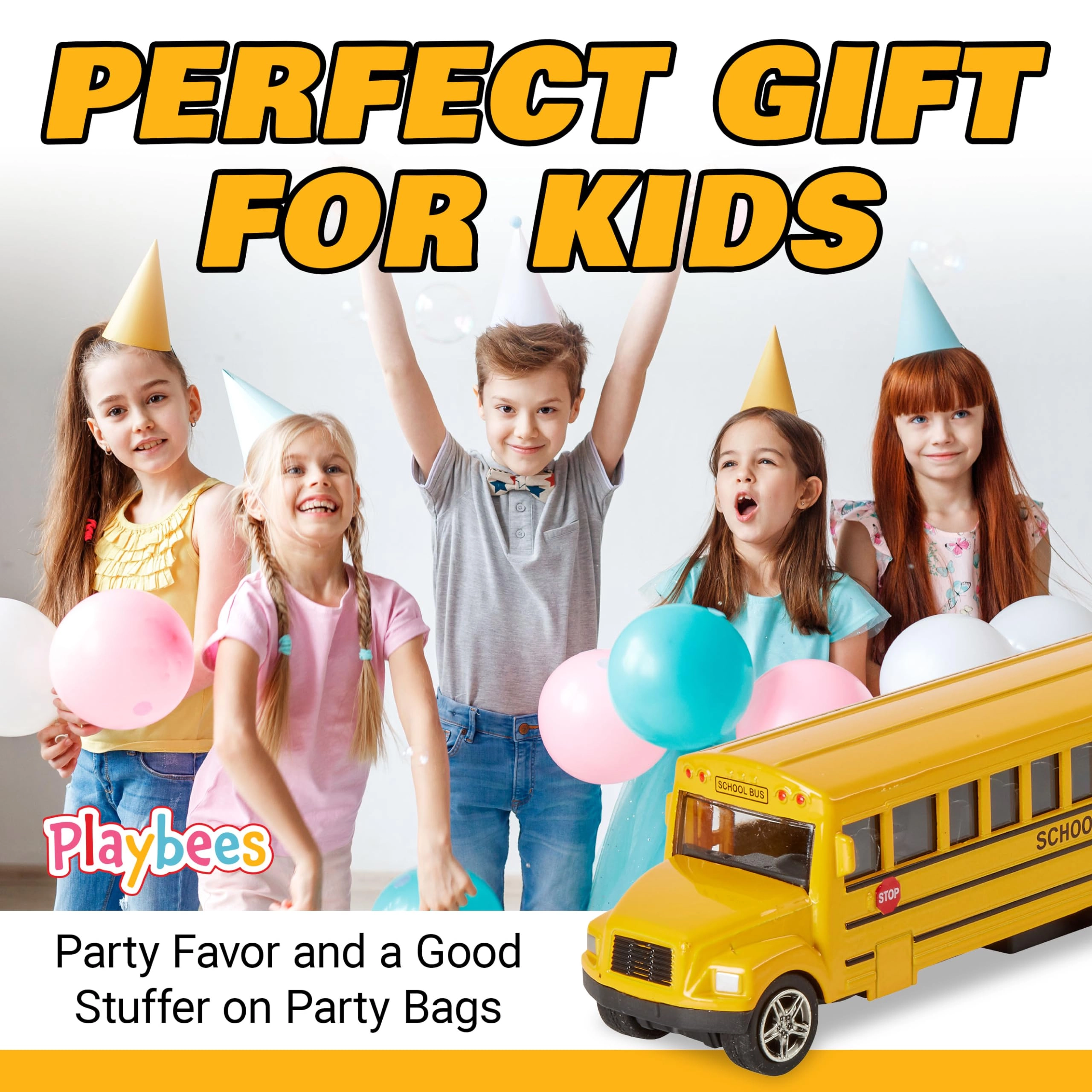 Diecast School Bus - 1:24 1pcs