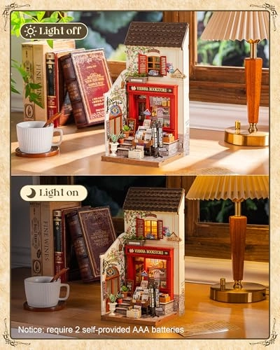 DIY Miniature House Kit - Vienna Bookstore 1:12