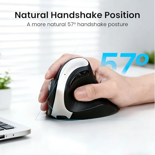 Vertical Wireless Mouse - Bluetooth