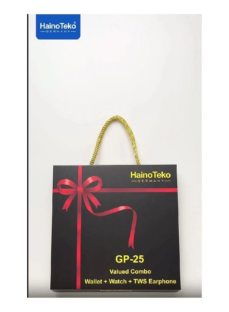 Wallet + Watch + TWS Earphone