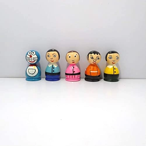 Neoteric Doremon Family Peg Dolls - 36 months - 7 years 5 pieces