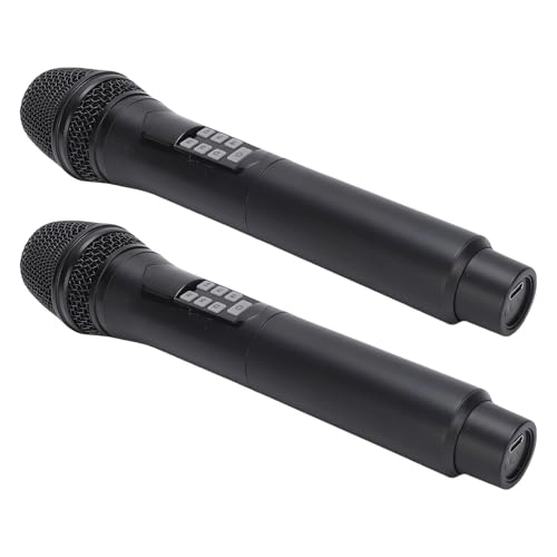 Wireless Handheld Microphone System - 2 x Microphone 2.4G