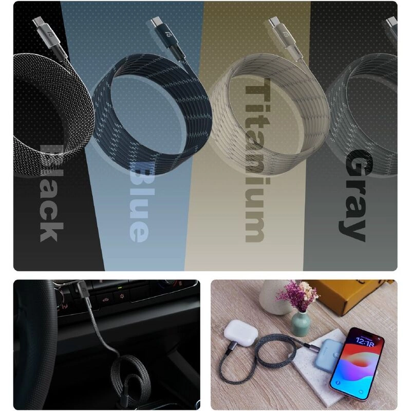 CASA MS200 Cable 60W USB-C to USB-C 2m Braided