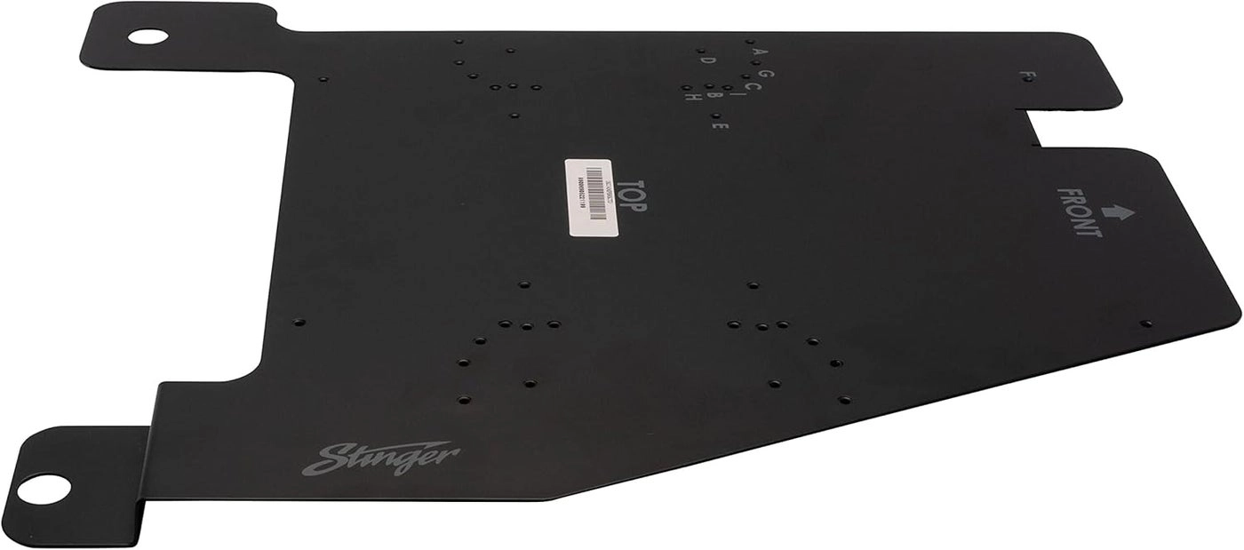 Under-Seat Amplifier Mounting Bracket - Jeep Wrangler JK 2007 to 2018