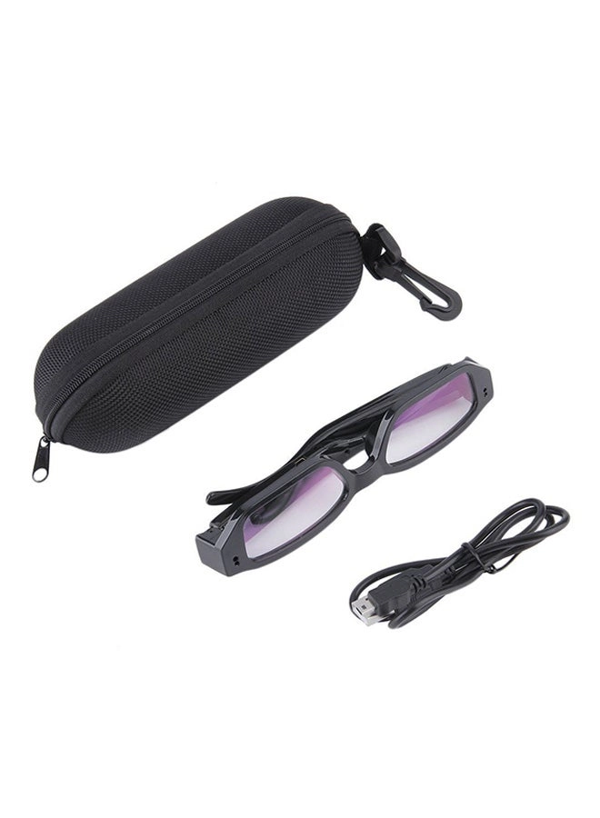 LESHP HD Audio Video Recorder Glasses - 1920x1080p Black