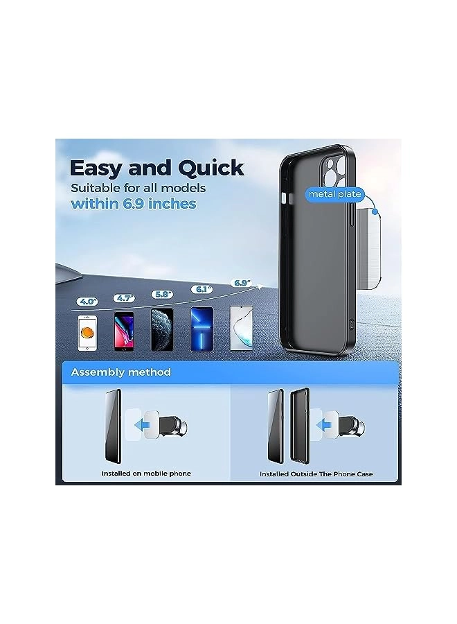 Magnetic Phone Holder - Alloy Folding 360° Rotation