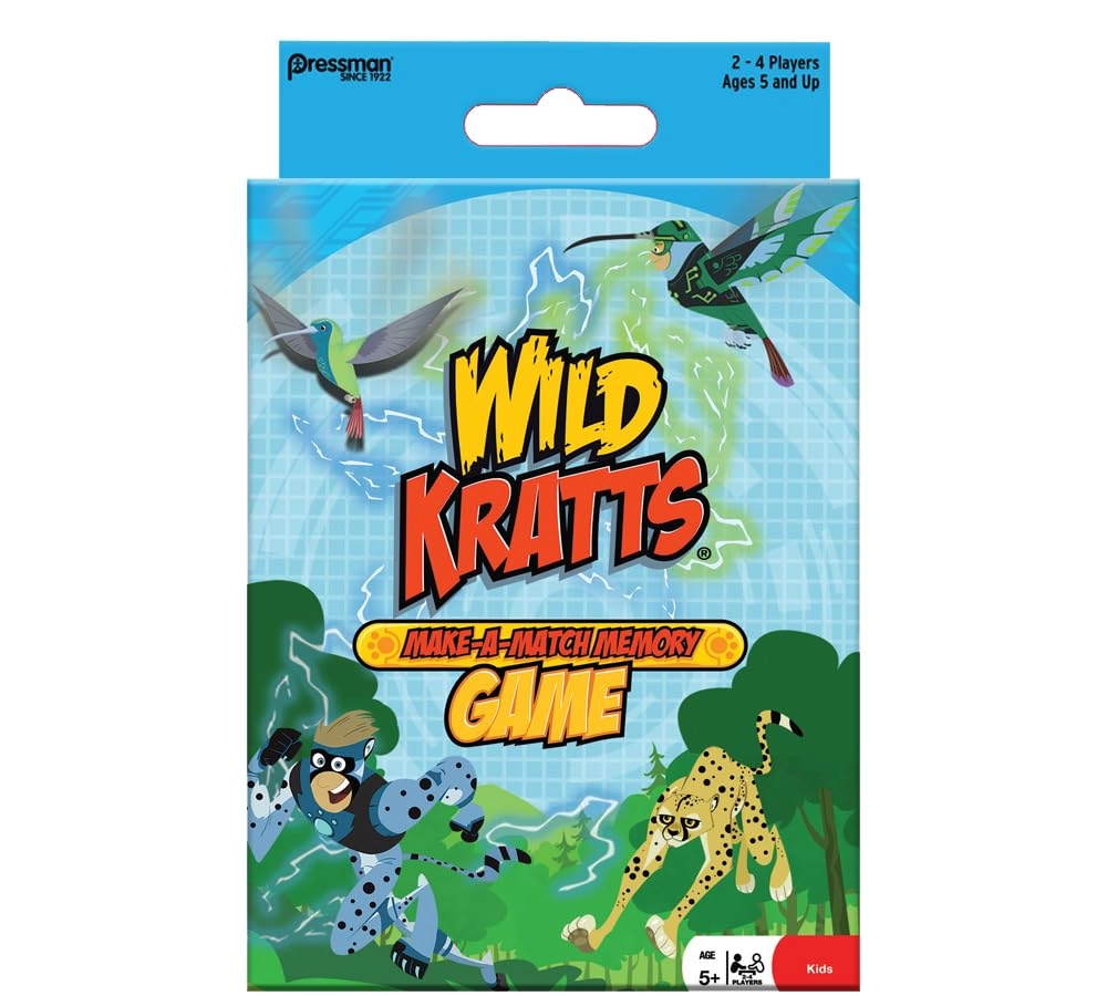 Pressman Wild Kratts Make A Match - 5 years and older
