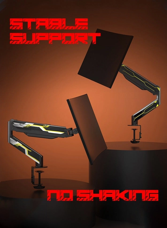 Gas Spring Monitor Arm - 32 in VESA 75x75/100x100mm