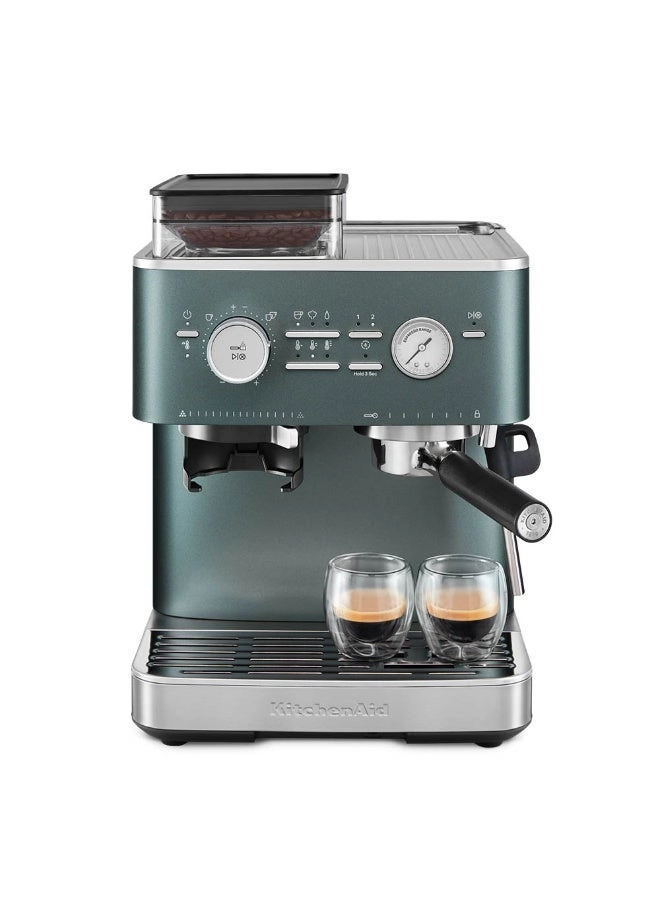 KitchenAid Semi Automatic - Conical Burr Grinder Steam Wand 5KES6551BSX